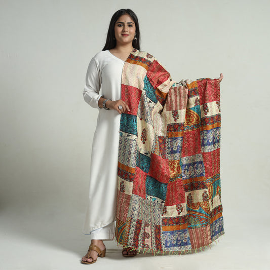 Kantha Embroidery Dupatta