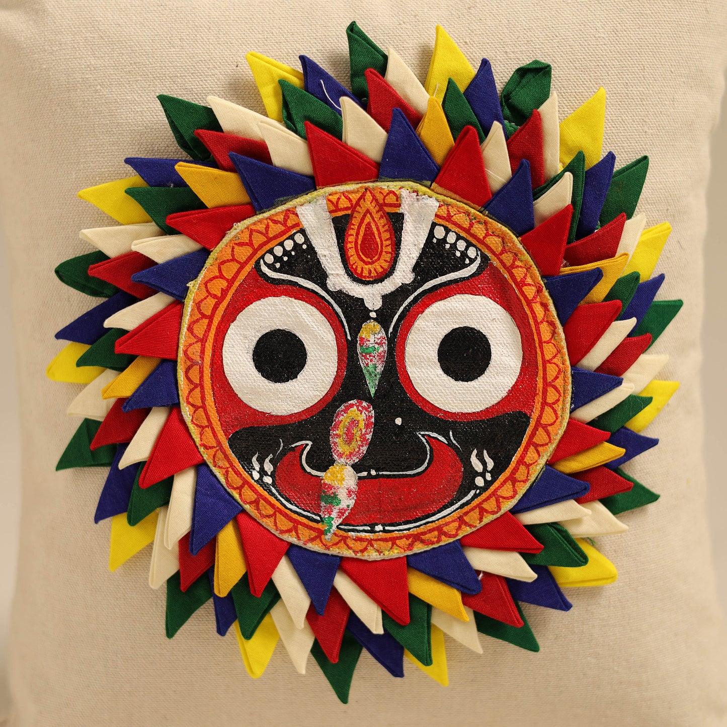 Multicolor - Applique with Pattachitra Handpainted Shoulder Bag from Odisha 32