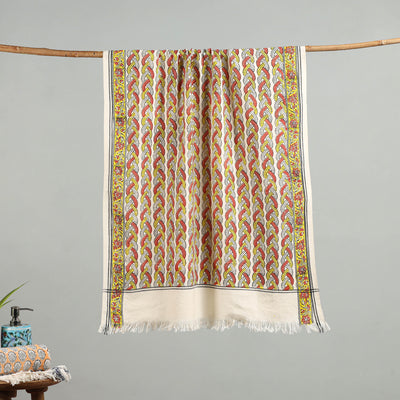 Multicolor - handloom cotton sanganeri towel 19