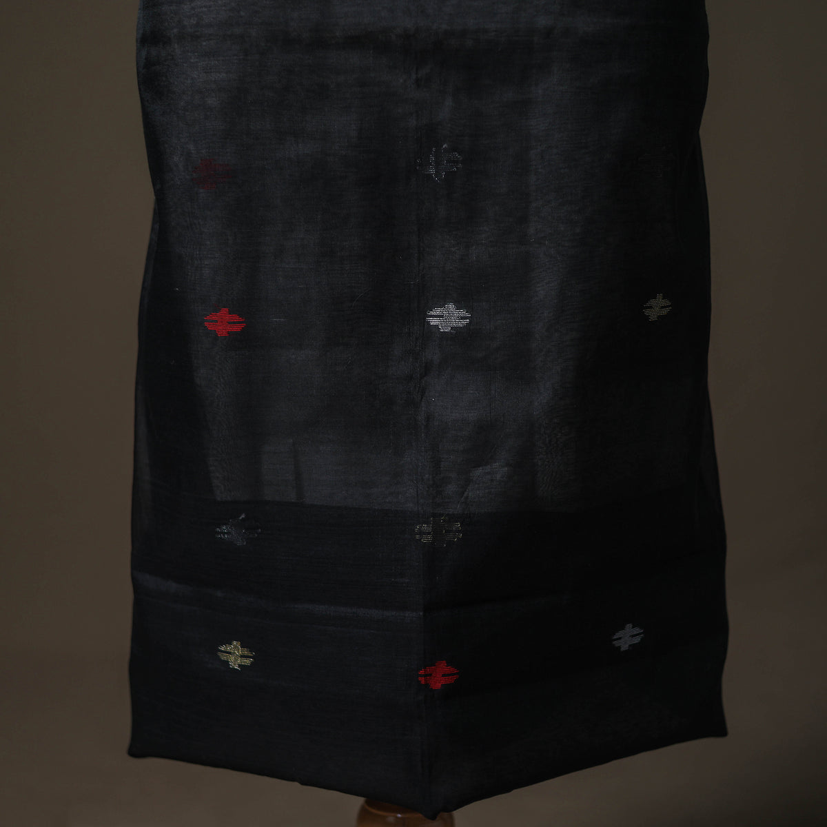 Jamdani Pure Handloom Muslin Unstitched Dress Material: Kurta with Dupatta 26