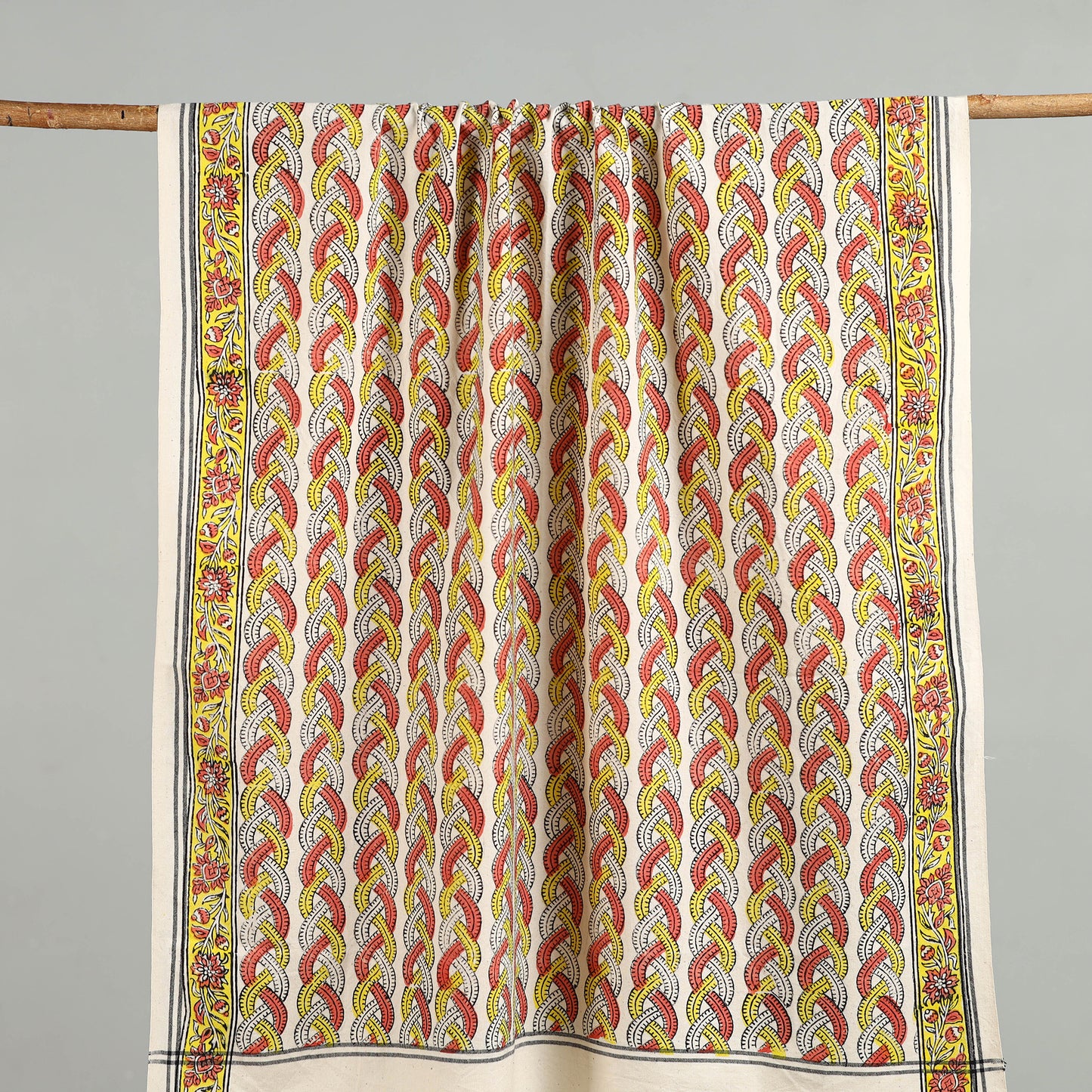 Multicolor - handloom cotton sanganeri towel 19