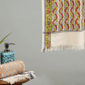 Multicolor - handloom cotton sanganeri towel 19