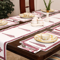 Block Printed Cotton Table Runner