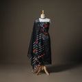 Jamdani Pure Handloom Muslin Unstitched Dress Material: Kurta with Dupatta 28