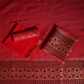 Assam Handloom Silk Cotton Mekhela Chador with Blouse Piece 05
