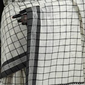 Bengal Handwoven Cotton Checks Begumpuri Saree 17