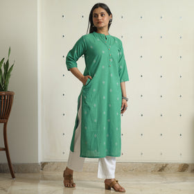 jacquard kurta