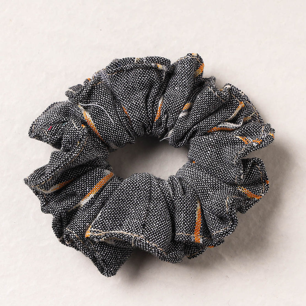 Ikat Weave Cotton Elastic Rubber Band/Scrunchie