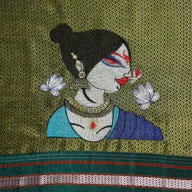 Women Embroidered Mercerised Cotton Khun Blouse Piece 02