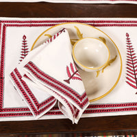 Block Printed Cotton Table Runner