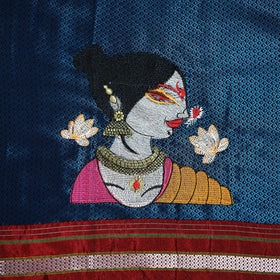 Women Embroidered Mercerised Cotton Khun Blouse Piece 01