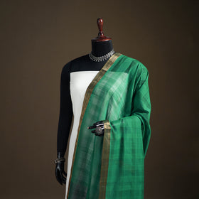 Pure Handloom Cotton Nizam Zari Border Mangalagiri Dupatta 18