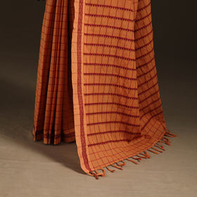 Bengal Handwoven Cotton Checks Begumpuri Saree 18