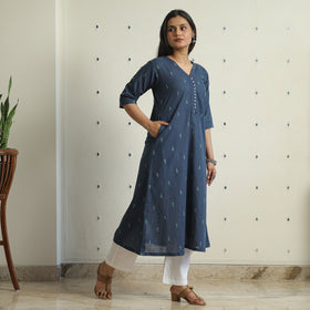 jacquard kurta