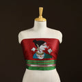 Women Embroidered Mercerised Cotton Khun Blouse Piece 06