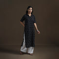 Pochampally Ikat Cotton Straight Kurta for Women 07