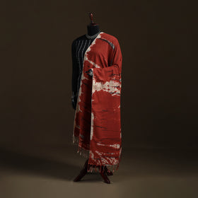 Shibori Tie-Dye Cotton Dupatta with Tassels 16