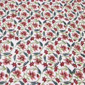 Brown - Double - Reversible Sanganeri Block Print Cotton Quilt Set 11