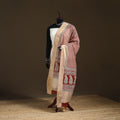 Bagh Hand Block Print Natural Dyed Tissue Zari Chanderi Silk Dupatta 22