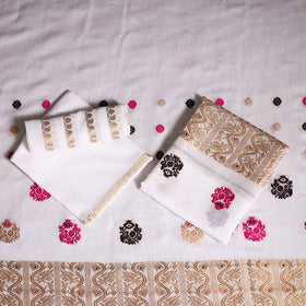 Assam Handloom Silk Cotton Mekhela Chador with Blouse Piece 03
