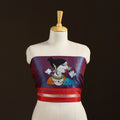 Women Embroidered Mercerised Cotton Khun Blouse Piece 08