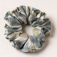 Ikat Weave Cotton Elastic Rubber Band/Scrunchie