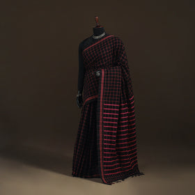 Bengal Handwoven Cotton Checks Begumpuri Saree 21