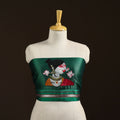 Women Embroidered Mercerised Cotton Khun Blouse Piece 10