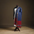 Pure Handloom Cotton Nizam Zari Border Mangalagiri Dupatta 22
