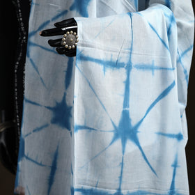 Shibori Tie-Dye Cotton Dupatta with Tassels 18
