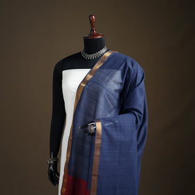 Pure Handloom Cotton Nizam Zari Border Mangalagiri Dupatta 22