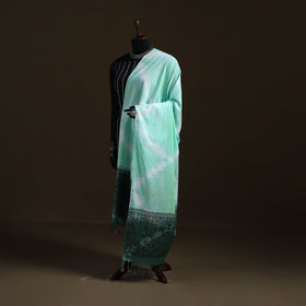 Shibori Tie-Dye Cotton Dupatta with Tassels 19