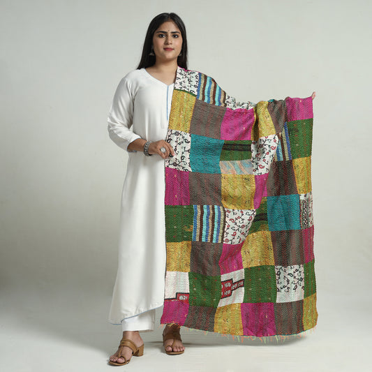 Kantha Embroidery Dupatta