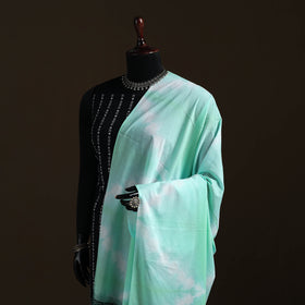 Shibori Tie-Dye Cotton Dupatta with Tassels 19