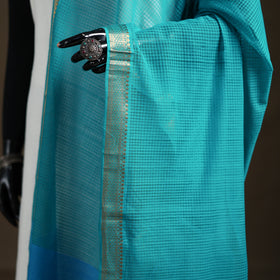 Pure Handloom Cotton Nizam Zari Border Mangalagiri Dupatta 23