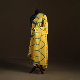 Shibori Tie-Dye Cotton Dupatta with Tassels 20
