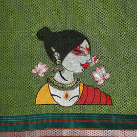 Women Embroidered Mercerised Cotton Khun Blouse Piece 13
