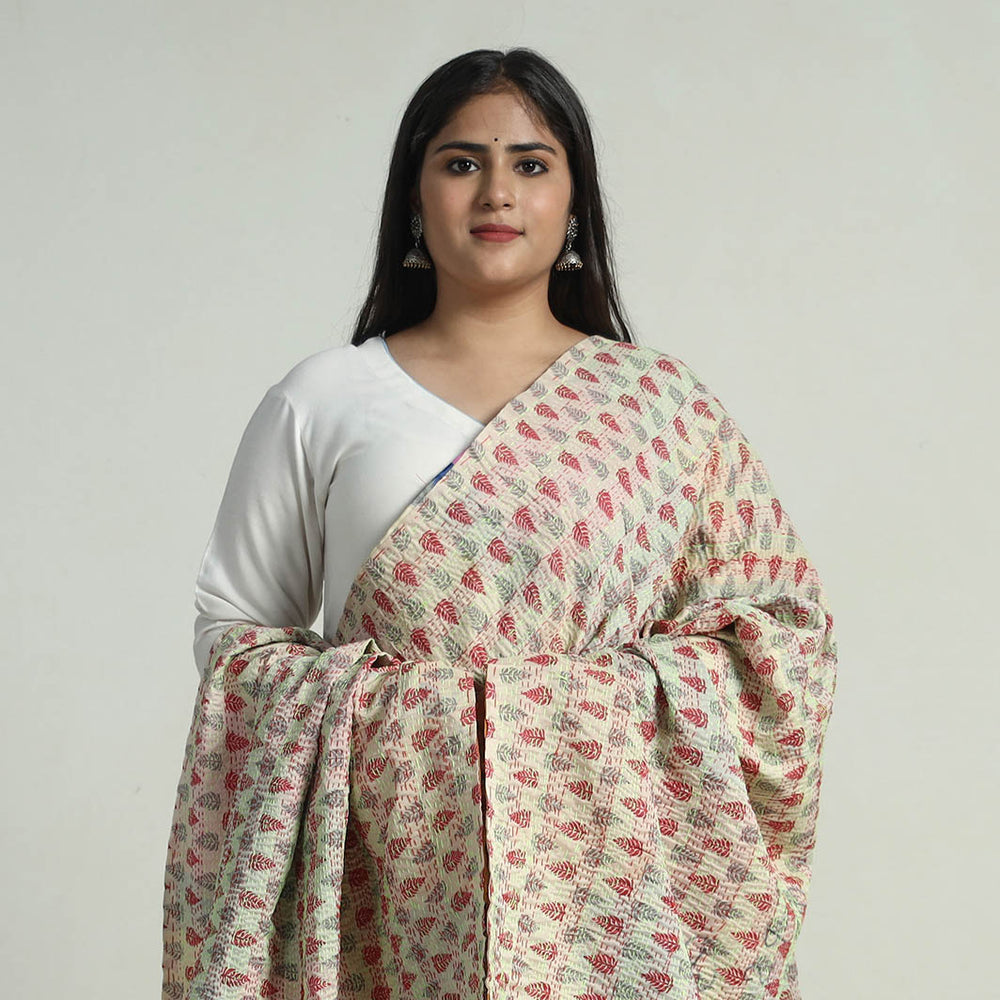 Kantha Embroidery Dupatta