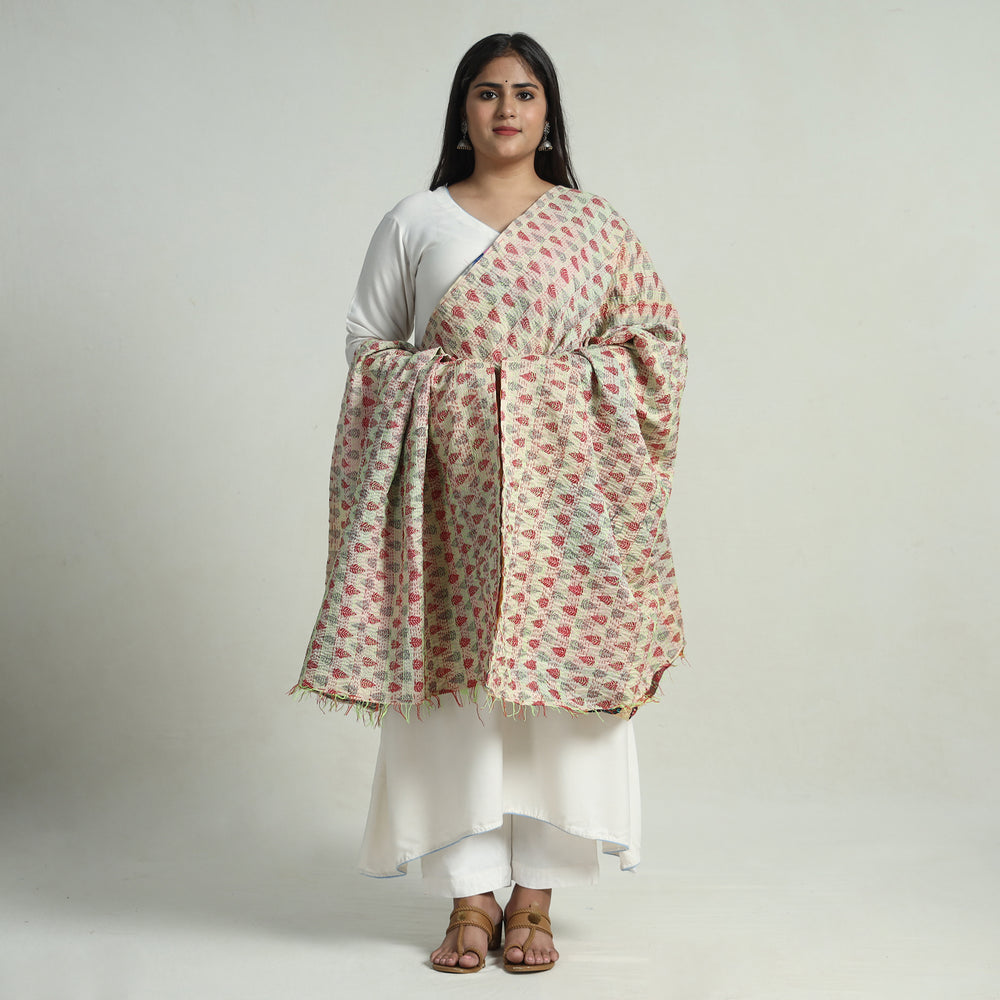 Kantha Embroidery Dupatta