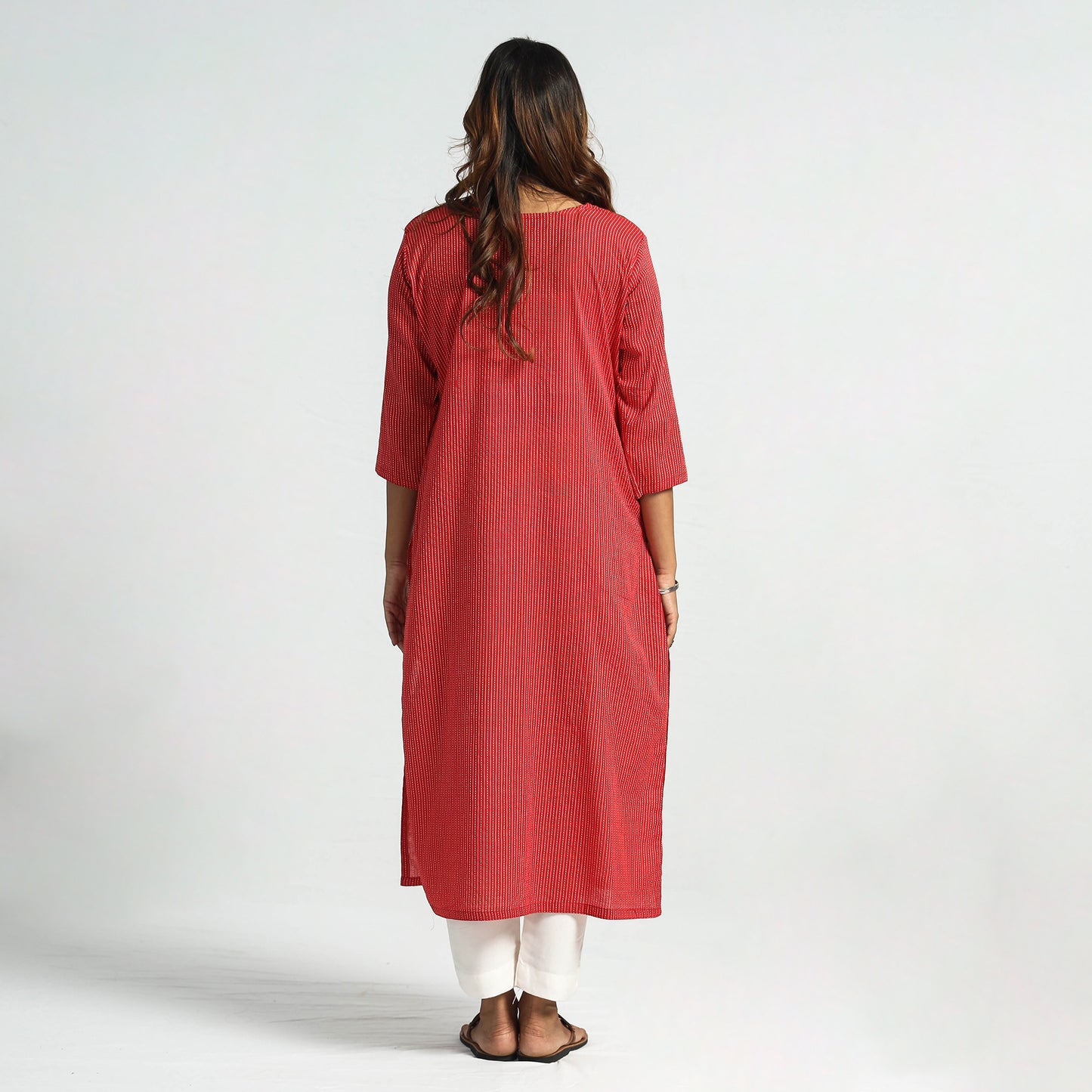  Plain Running Stitch Kurta