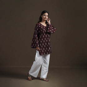 Pochampally Ikat Cotton Short Kurta for Women 23