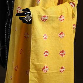 Shibori Tie-Dye Cotton Dupatta with Tassels 21
