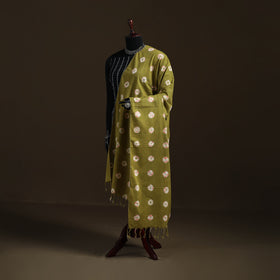 Shibori Tie-Dye Cotton Dupatta with Tassels 22