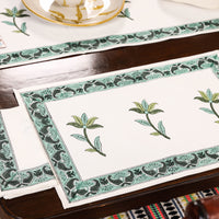 Block Printed Cotton Table Runner