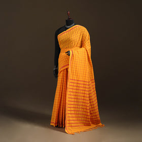 Bengal Handwoven Cotton Checks Begumpuri Saree 25