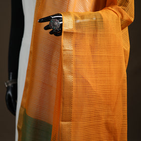 Pure Handloom Cotton Nizam Zari Border Mangalagiri Dupatta 25