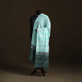 Shibori Tie-Dye Cotton Dupatta with Tassels 23