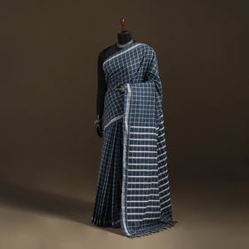 Bengal Handwoven Cotton Checks Begumpuri Saree 26