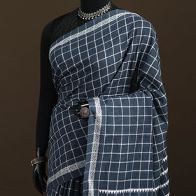 Bengal Handwoven Cotton Checks Begumpuri Saree 26