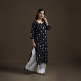 Pochampally Ikat Cotton Straight Kurta for Women 16